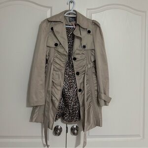Lipsy Beige Women's Trench Coat